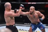 Ciryl Gane's knockout of Junior Dos Santos was set up by work in the clinch